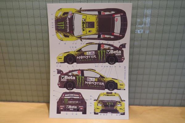 Picture of Valentino Rossi Ford Focus RS WRC Monza Rally 2009 1:24 decals