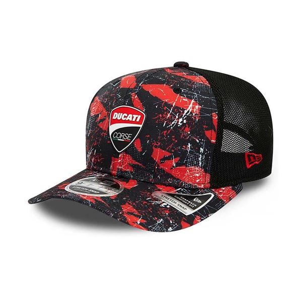 Picture of Ducati New Era strech snap 9fifty trucker cap 60334548