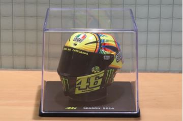 Afbeelding van Valentino Rossi AGV helmet 2014 1:5