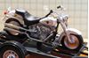 Picture of Harley Davidson FLSTF Fat Boy + trailer 1:18