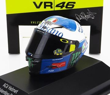 Afbeelding van Valentino Rossi  AGV helmet 2020 race 2 Misano 1:8 399200086