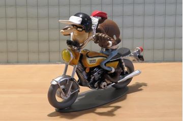 Afbeelding van Joe Bar Ed Bracame junior Yamaha 750 TX 1:18 JB130