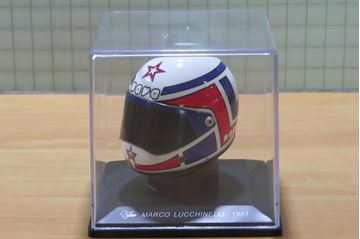 Afbeelding van Marco Lucchinelli Nava helmet 1981 1:5