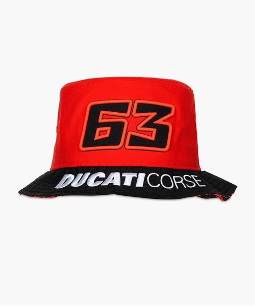 Picture of Francesco Pecco Bagnaia fisherman bucket hat DBMFH467407