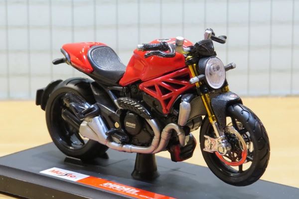 Picture of Ducati Monster 1200 red 1:18 13095 Maisto