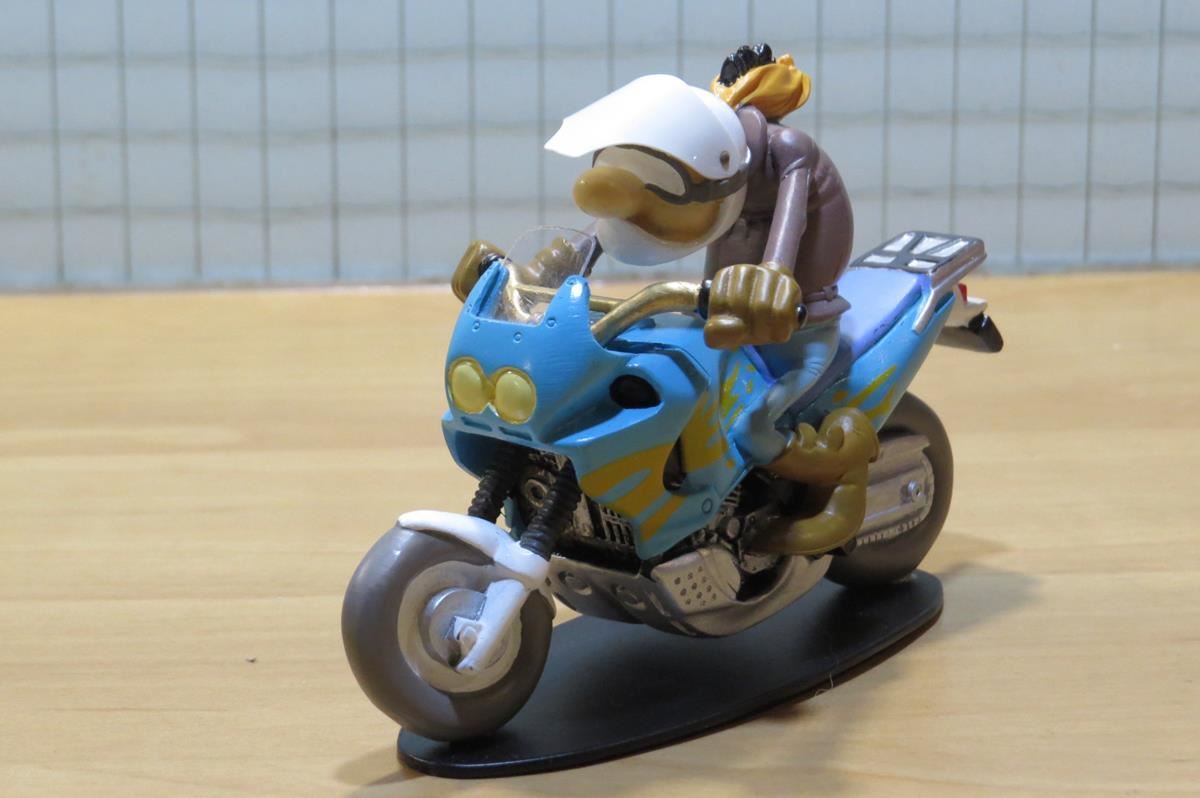 Figurine Joe Bar Team - Barry Bagar Honda 750 Africa Twin - Résine 1/18 - Vents D'Ouest