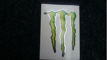 Afbeelding van foil Sticker Monster Energy 10 x 7