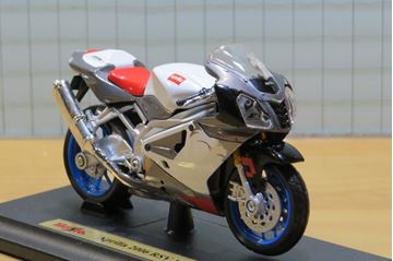 Afbeelding van Aprilia RSV1000R wht 1:18 Maisto