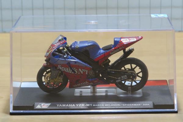 Picture of Marco Melandri Spiderman Yamaha YZR M1 2004 1:24