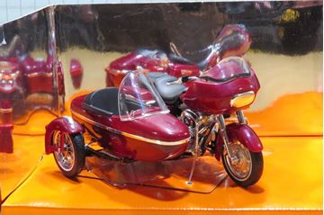 Afbeelding van Harley Davidson sidecar  / zijspan FLTR Road Glide 1:18