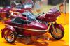 Picture of Harley Davidson sidecar  / zijspan FLTR Road Glide 1:18