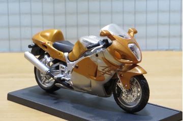 Afbeelding van Suzuki GSX-R1300 Hayabusa 1:18 goud/zilver los