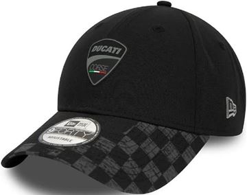 Afbeelding van Ducati corse check visor cap pet 60435566 new era