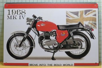 Afbeelding van BSA MK IV man cave bordje #32