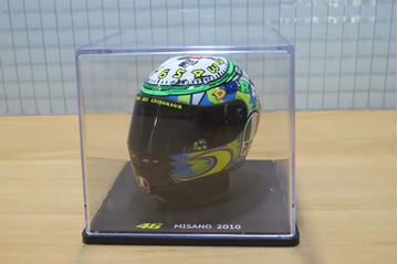 Afbeelding van Valentino Rossi AGV helmet 05-09-2010 Misano 1:5