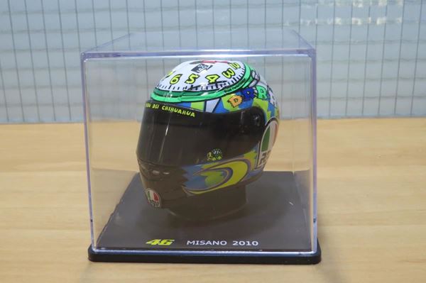 Picture of Valentino Rossi AGV helmet 05-09-2010 Misano 1:5
