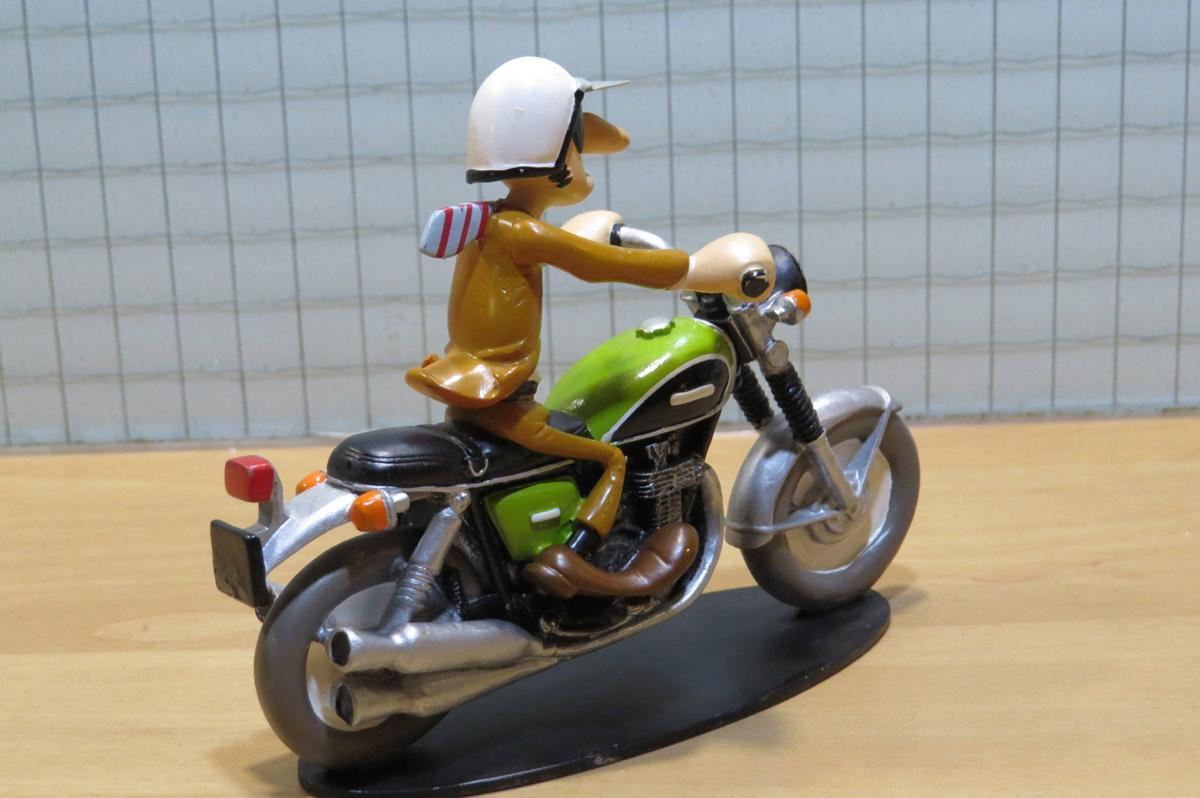 Figurine Joe Bar Team – Émile Lapince Et Honda 500 Four – Résine, Neuve