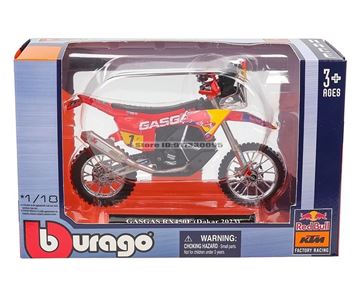 Afbeelding van Sam Sunderland GASGAS RX450 Dakar Rally Red Bull 1:18  #1 Bburago