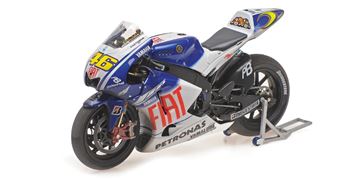 Afbeelding van Valentino Rossi Yamaha YZR-M1 2009 dirty 1:12 122093246