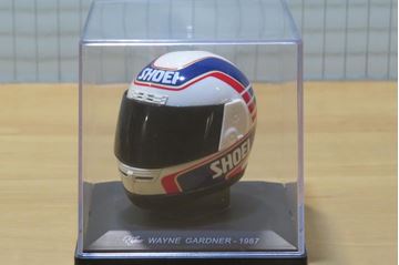 Afbeelding van Wayne Gardner Shoei helmet 1987 1:5