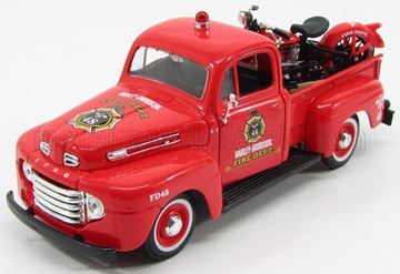 Afbeelding van Ford F-1 pickup + Harley Davidson EL Knucklehead 1:24 32191