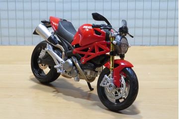 Afbeelding van Ducati Monster 696 red 2011 1:12 los