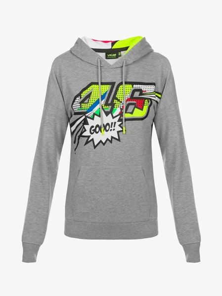 Picture of Valentino Rossi woman pop art hoodie VRWFL352405