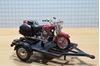 Picture of Harley Davidson FLSTS Heritage Springer + trailer 1:18
