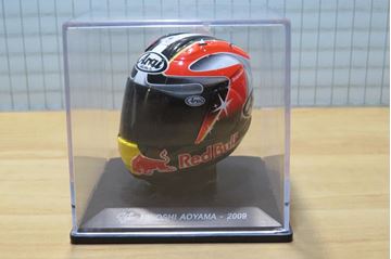 Afbeelding van Hiroshi Aoyama Arai helmet 2009 1:5