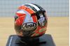 Picture of Hiroshi Aoyama Arai helmet 2009 1:5