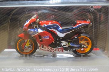 Afbeelding van Marc Marquez Honda RC213V test Jerez 2019 1:18 diecast