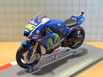 Afbeelding van Valentino Rossi Movistar Yamaha YZR-M1 2015 1:18 blister