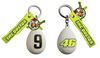 Picture of Valentino Rossi 2026 heritage 9th TITLE keyring sleutelhanger VRUKH565603