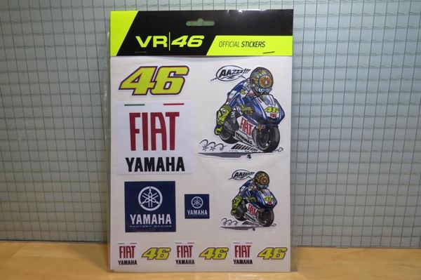 Picture of Valentino Rossi 2026 Yamaha dual Heritage stickerset YHUST549603