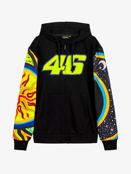 Picture of Valentino Rossi 2026 heritage sun moon hoodie VRMFL564304