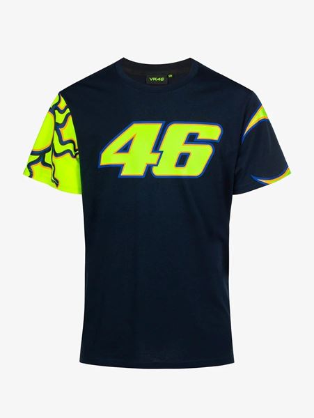 Picture of Valentino Rossi 2026 heritage sun moon t-shirt VRMTS564102