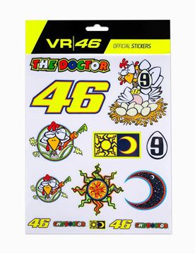 Afbeelding van Valentino Rossi large 2026 heritage sticker set VRUST566003