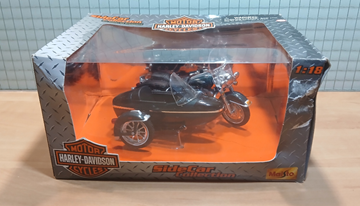 Afbeelding van Harley Davidson sidecar zijspan FLHRCI 2001 1:18