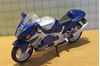 Picture of Suzuki GSX-R1300 Hayabusa 1:18 blauw/zilver blister
