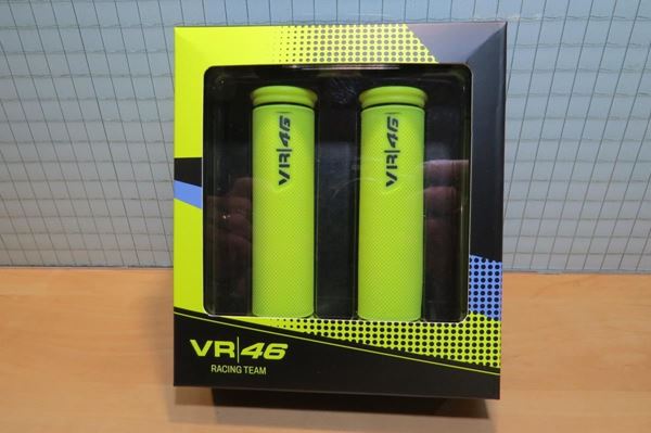 Picture of VR46 racing team handgrepen Barracuda grips yellow LTUSR493528