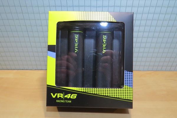 Picture of VR46 racing team handgrepen Barracuda grips black LTUSR493504