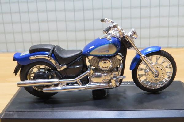 Picture of Yamaha XVS650 Dragstar blue 1:18 majorette