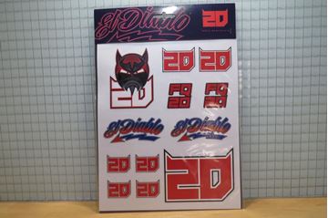 Afbeelding van Fabio Quartararo big stickers 2053815