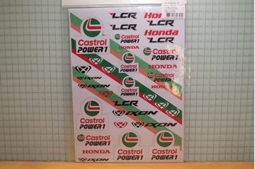 Afbeelding van LCR Honda Castrol large stickerset