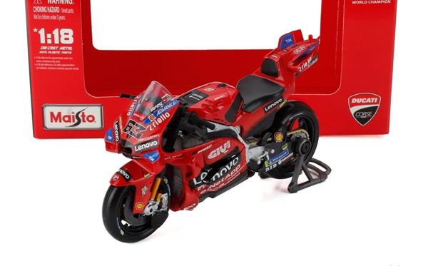 Picture of Francesco Bagnaia Ducati Lenovo Desmosedici 2025 1:18 maisto 36407